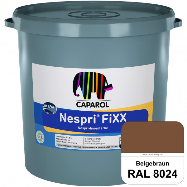 Nespri® FiXX (RAL 8024 Beigebraun) Spezielle Innenfarbe für die rationelle Beschichtung im Nespri-Sp