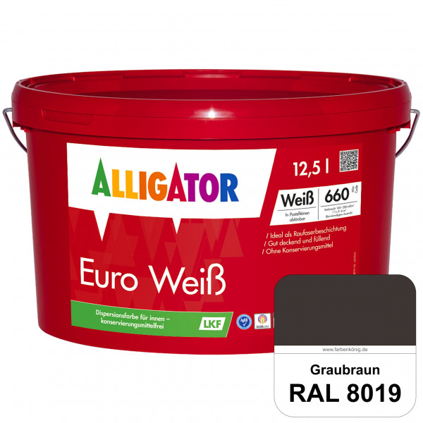 Euro Weiß LKF (RAL 8019 Graubraun)