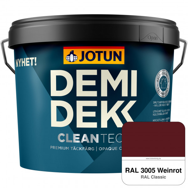 DEMIDEKK Cleantech (ehemals Demidekk Optimal, Demidekk Ultimate Täckfärg) - Deckende Holzfarbe für A