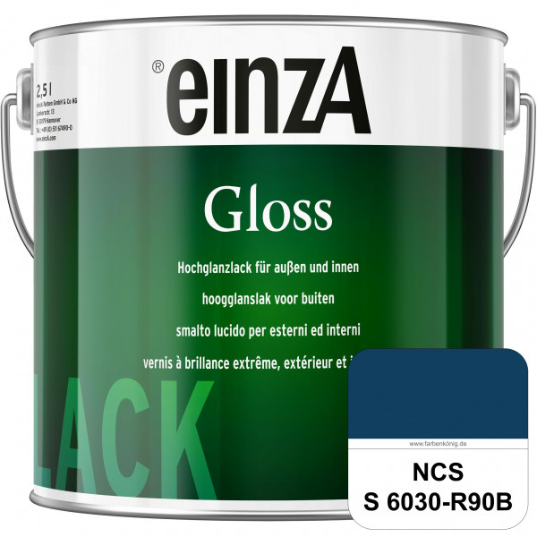 einzA Gloss (NCS S 6030-R90B) Hochwertiger Alkydharzlack in Premium-Qualität, hochglänzend.