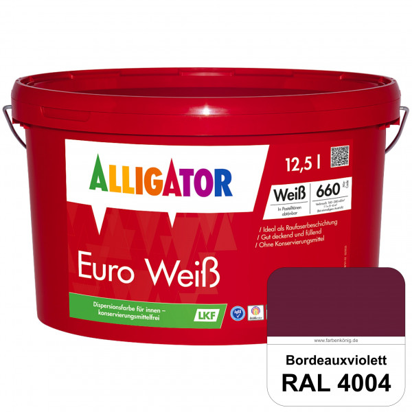 Euro Weiß LKF (RAL 4004 Bordeauxviolett)