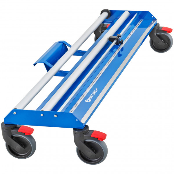 Tapeten-Abrollgerät 110 cm mit Lenkrollen