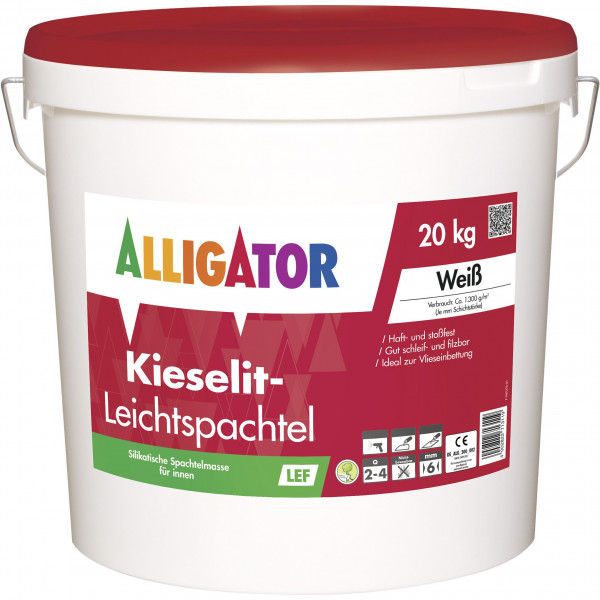 Kieselit-Leichtspachtel LEF (Weiß)