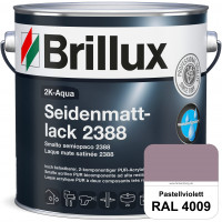 2K-Aqua Seidenmattlack 2388 (RAL 4009 Pastellviolett) mechanisch und chemisch hoch belastbar für auß
