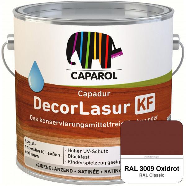 Caparol Capadur DecorLasur KF (RAL 3009 Oxidrot)
