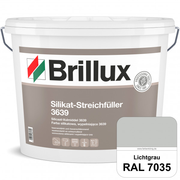 Silikat-Streichfüller ELF 3639 (RAL 7035 Lichtgrau) Wetterbeständiger, gebrauchsfertiger Streichfüll