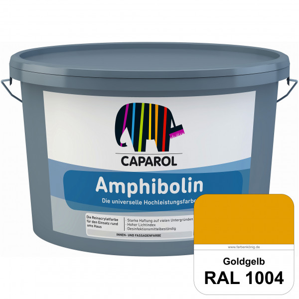 Amphibolin (RAL 1004 Goldgelb) Universalfarbe auf Reinacrylbasis innen & außen