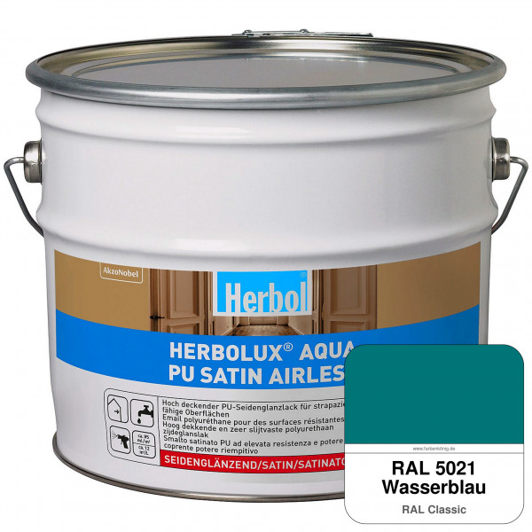 Herbolux Aqua PU Satin Airless (RAL 5021 Wasserblau)