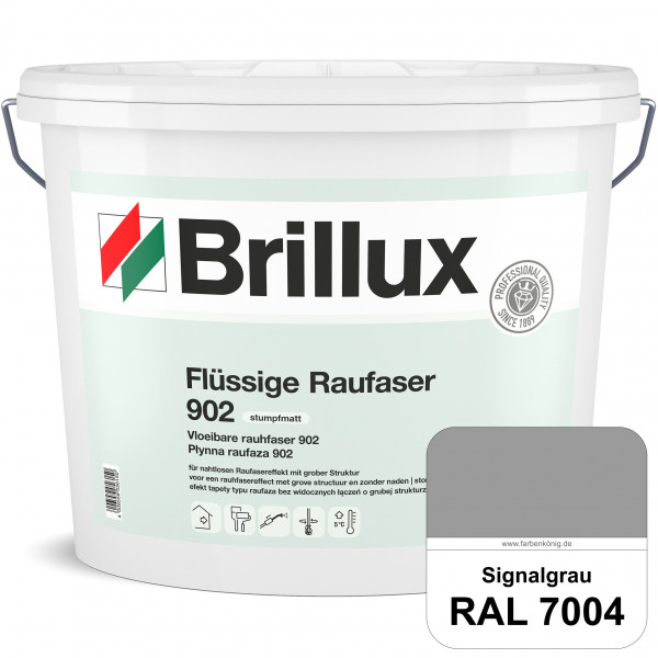 Flüssige Raufaser ELF 902 (RAL 7004 Signalgrau) Spezial-Dispersionsfarbe mit Raufasereffekt