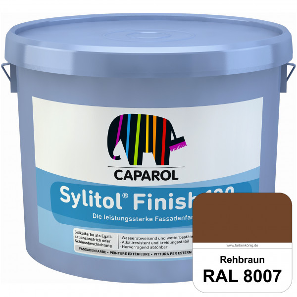 Sylitol® Finish 130 (RAL 8007 Rehbraun) wetterbeständige Fassadenbeschichtungen auf Silikatbasis