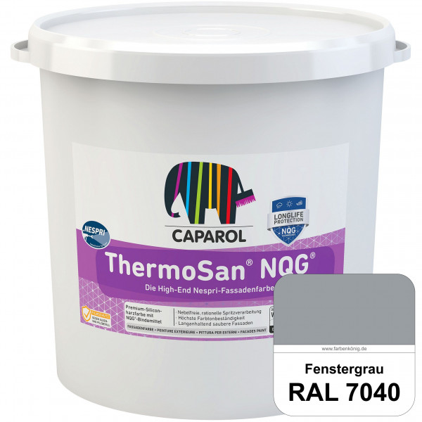 ThermoSan® NQG® Nespri (RAL 7040 Fenstergrau) Siliconharz-Bindemittelkombination mit integrierter Na