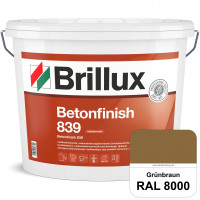 Betonfinish 839 (RAL 8000 Grünbraun) elastische Beschichtung zum Schutz rissgefährdeter Betonbauteil