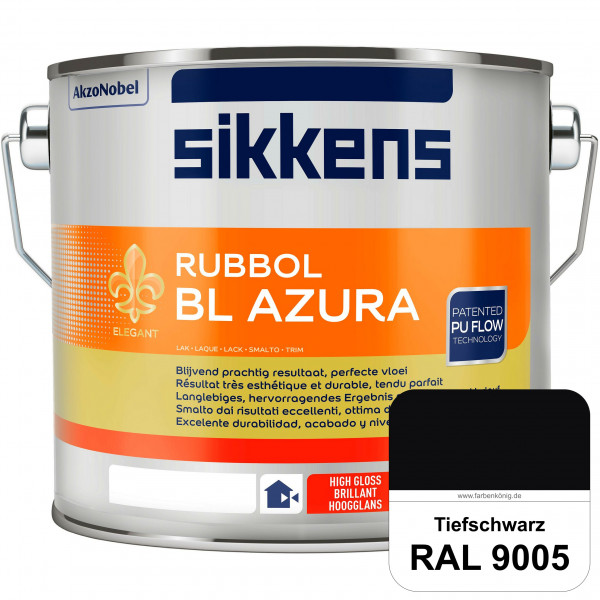Rubbol BL Azura (B-Ware) - 0,5 Liter (RAL 9005 Tiefschwarz)