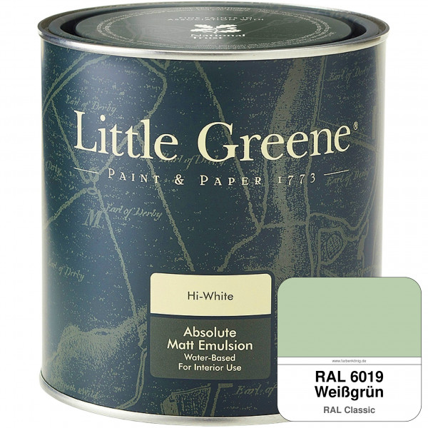 Absolute Matt Emulsion - Sample Pot 250 ml (RAL 6019 Weißgrün)