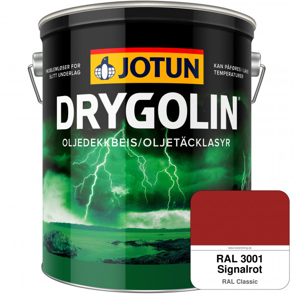 Drygolin Oljedekkbeis (ehemals Trebitt deckend) - Deckende & wetterbeständige Öllasur für Außen (RAL