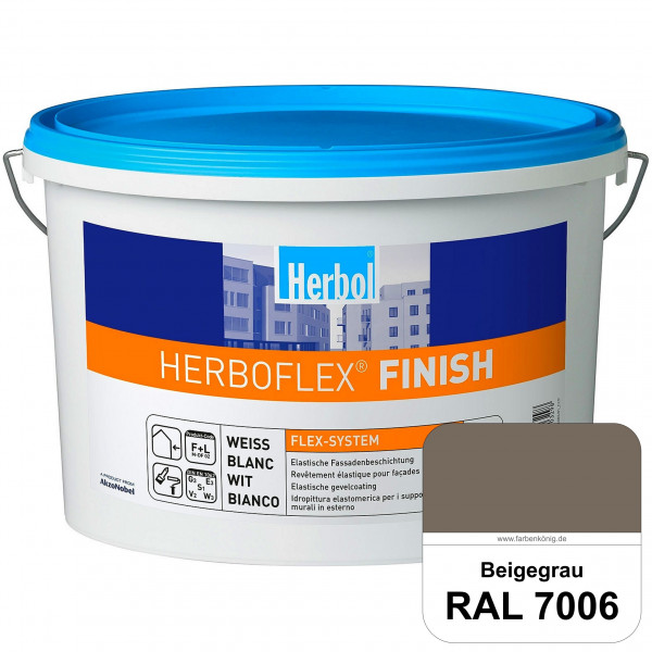 Herboflex Finish Matt (RAL 7006 Beigegrau) Matte, systemgerechte Fassadenfarbe zur Risssanierung