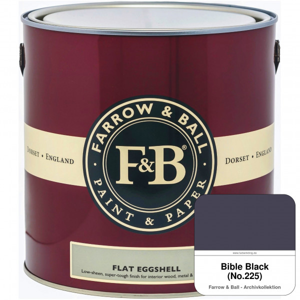 Flat Eggshell (Bible Black No. 225)