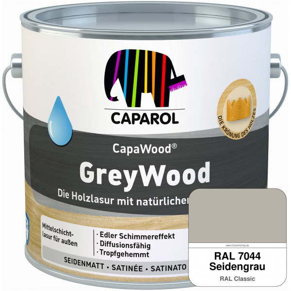 CapaWood® GreyWood (RAL 7044 Seidengrau) - ersetzt Capadur GreyWood