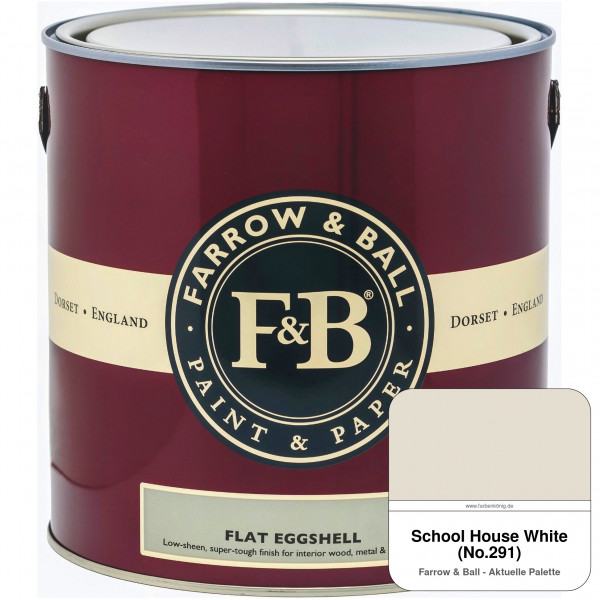 Flat Eggshell (School House White No. 291)