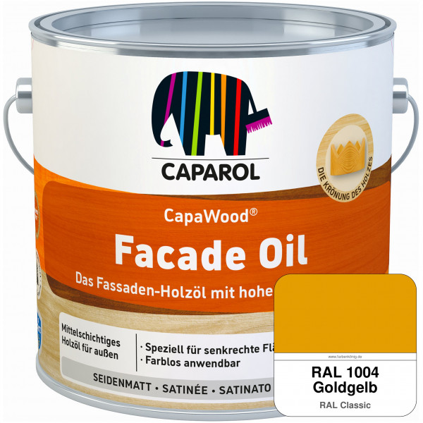 CapaWood® Facade Oil (RAL 1004 Goldgelb)