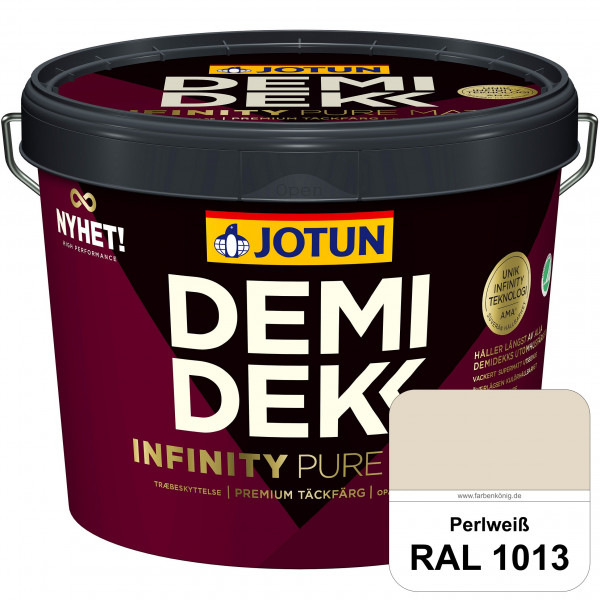 DEMIDEKK Infinity Pure Mat (ehemals Demidekk Ultimate Helmatt) - Deckende, matte Holzfarbe (RAL 1013