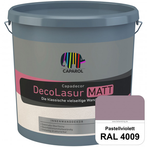 Capadecor DecoLasur Matt (RAL 4009 Pastellviolett) Matte Lasurfarbe auf Dispersionsbasis (innen)