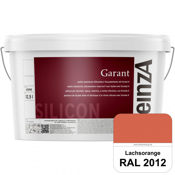 einzA Garant (RAL 2012 Lachsorange) elastische Siliconharz-Fassadenfarbe