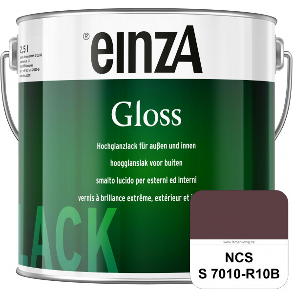 einzA Gloss (NCS S 7010-R10B) Hochwertiger Alkydharzlack in Premium-Qualität, hochglänzend.