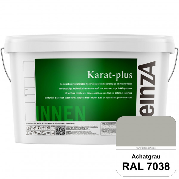 einzA Karat-plus (RAL 7038 Achatgrau) Innenwandfarbe mit herausragenden Produkteigenschaften