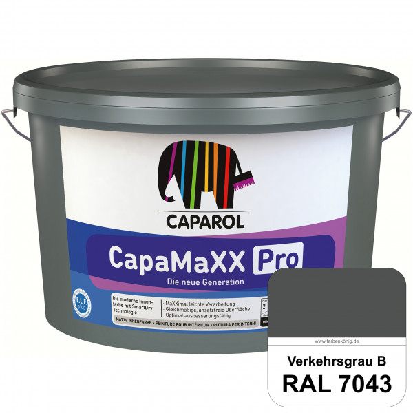 Caparol CapaMaXX Pro (RAL 7043 Verkehrsgrau B)