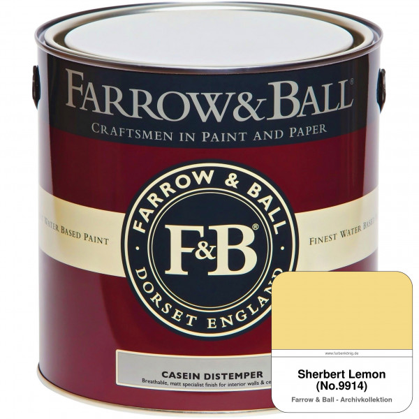 Casein Distemper (Sherbert Lemon No. 9914)