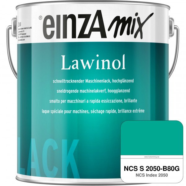 einzA Lawinol hochglänzend (NCS S 2050-B80G)