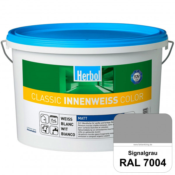 Classic Innenweiss Color (RAL 7004 Signalgrau) Hochwertige Renovierungsfarbe