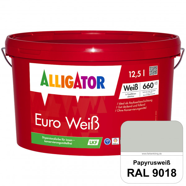 Euro Weiß LKF (RAL 9018 Papyrusweiß)