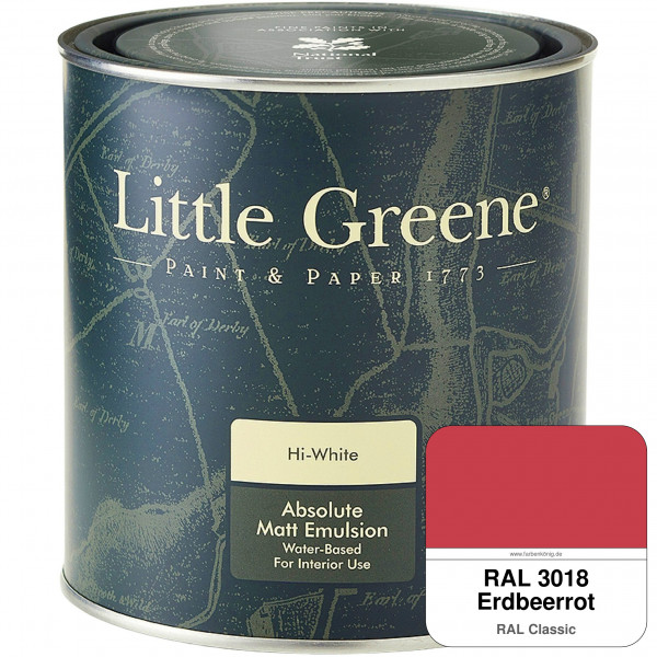 Absolute Matt Emulsion - Sample Pot 250 ml (RAL 3018 Erdbeerrot)