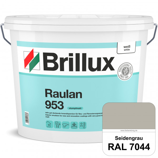 Raulan ELF 953 (RAL 7044 Seidengrau) sehr gut deckende Innendispersion für Raufaser und Neu- & Renov