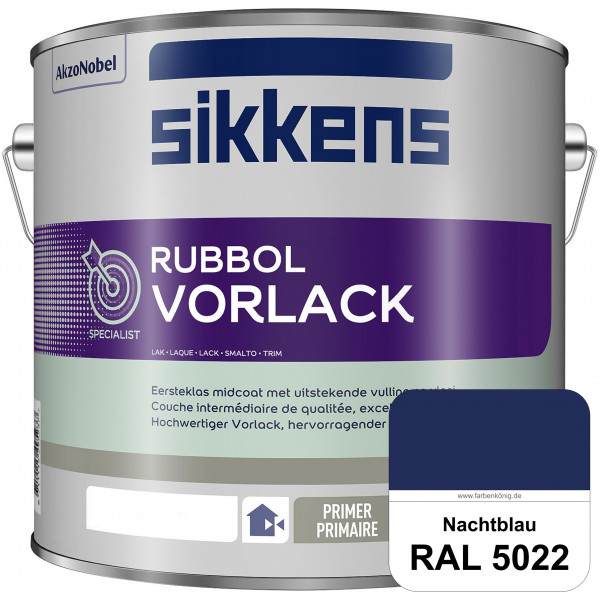 Rubbol Vorlack (RAL 5022 Nachtblau) Aromatenfreier Vorlack der Spitzenklasse (außen & innen)