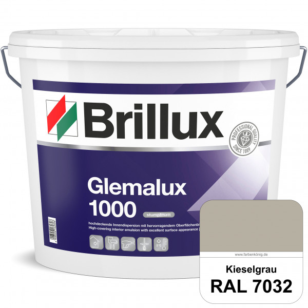 Glemalux ELF 1000 (RAL 7032 Kieselgrau) matte und hochdeckende Innenfarbe für perfekte Oberflächen