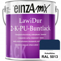 einzA LawiDur 2-K-PU-Buntlack - Seidenglanz (RAL 5013 Kobaltblau)