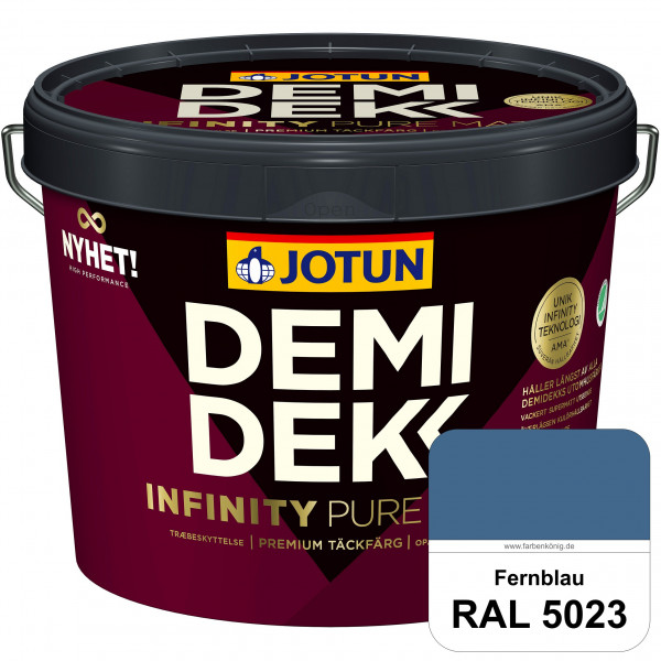 DEMIDEKK Infinity Pure Mat (ehemals Demidekk Ultimate Helmatt) - Deckende, matte Holzfarbe (RAL 5023