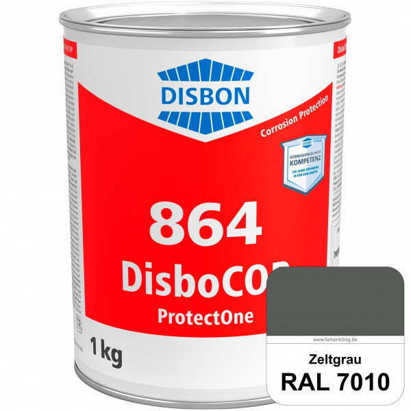 DisboCOR 864 ProtectOne (RAL 7010 Zeltgrau) 1-Topf-geeignete Korrosionsschutz für alle metallische