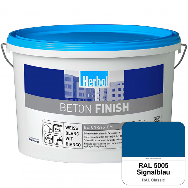 Beton Finish (RAL 5005 Signalblau)