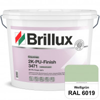 CreaGlas 2K-PU-Finish 3471 (RAL 6019 Weißgrün) seidenglänzende 2K-Beschichtung für extrem robuste De