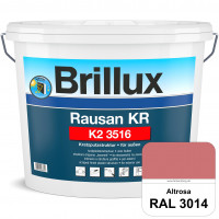 Rausan KR K2 3516 (RAL 3014 Altrosa) Organisch gebundener Kratzputz für wetterbeständige Oberflächen