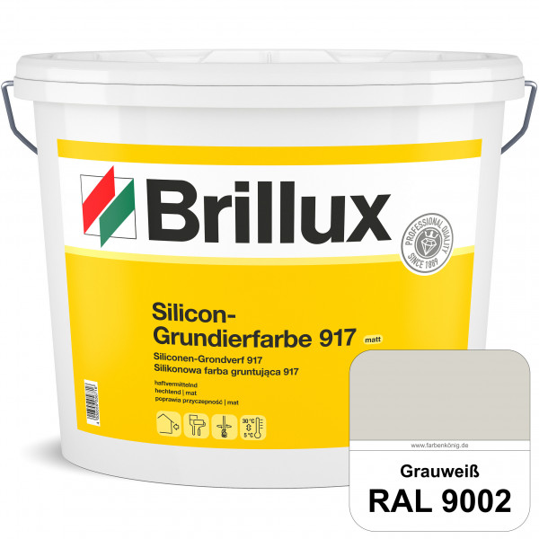 Silicon-Grundierfarbe 917 (RAL 9002 Grauweiß) Spezial-Grundierfarbe im Silicon-System (außen)
