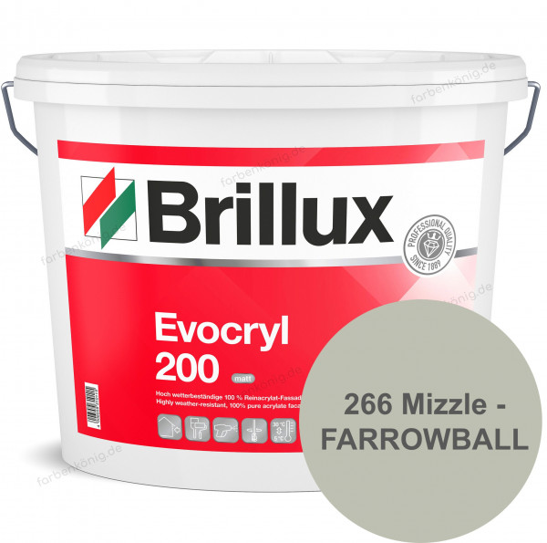 Evocryl 200 (B-Ware) - 1 Liter (266 Mizzle - FARROWBALL / Colors)