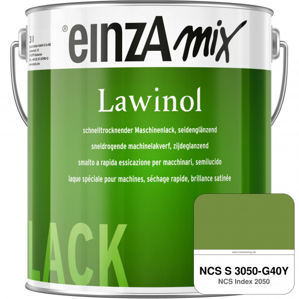 einzA Lawinol seidenglänzend (NCS S 3050-G40Y)