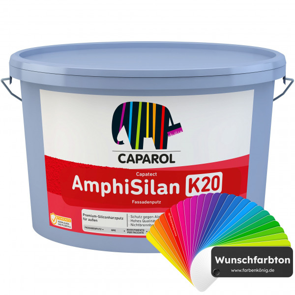 Capatect AmphiSilan Fassadenputz K20 (Wunschfarbton)