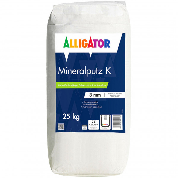 Mineralputz K 2 mm (Weiß)