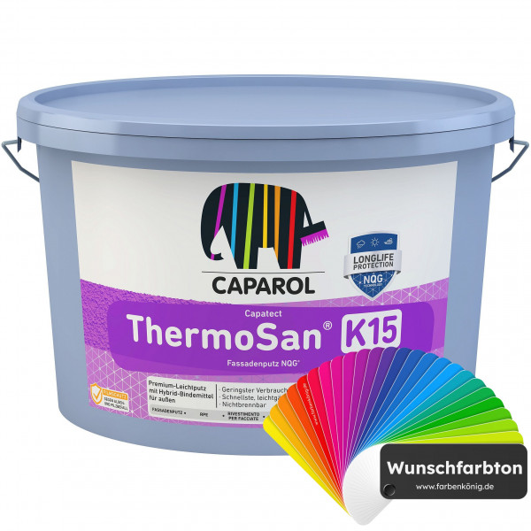 Capatect ThermoSan® Fassadenputz NQG® Kratzputz K 15 (Wunschfarbton)